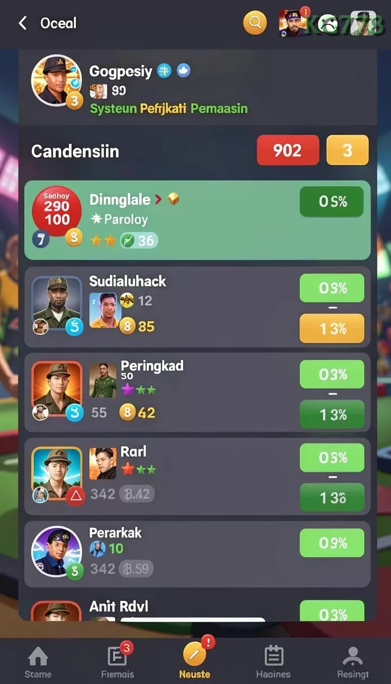 Cuplikan layar LEDAKGG — halaman utama