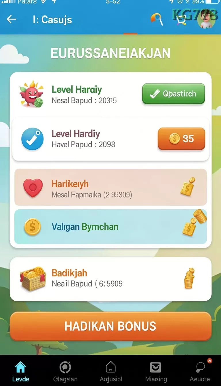 Cuplikan layar LEDAKGG — aktivitas